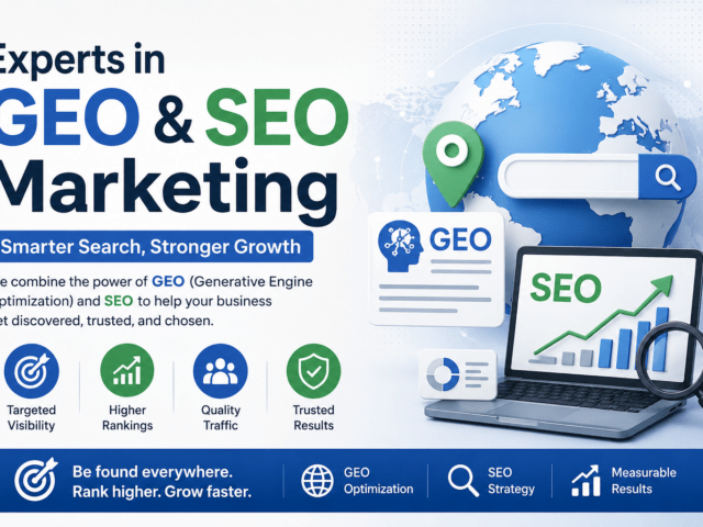 Experts in GEO & SEO Marketing – Smarter Search with GEO & SEO